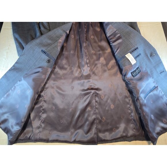 NWOT Lauren Ralph Lauren Black Label Blazer 44S Gray Wool Stretch Men's Jacket - Picture 4 of 16